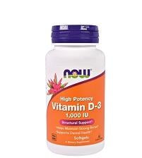 NOW Foods Vitamin D-3 1,000 IU (360 Softgels)