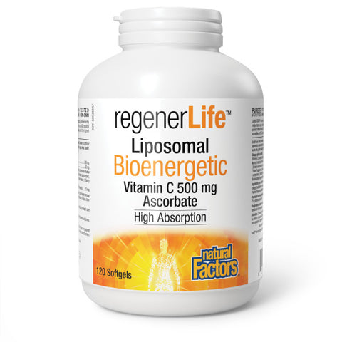 Natural Factors RegenerLife Liposomal Bioenergetic Vitamin C (120 softgels)