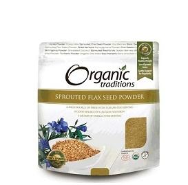Organic Traditions Sprouted Golden Flax Seed Powder 454g