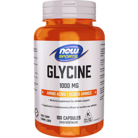 Now Sports Glycine 1000mg (100 VegCaps)