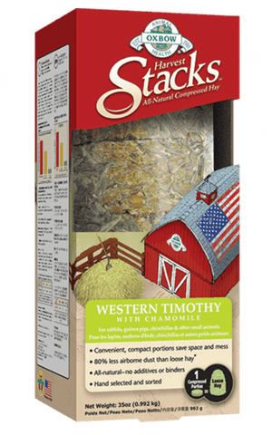 Oxbow Harvest Stacks - Western Timothy with Chamomile (35 oz)