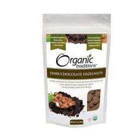 Organic Traditions Dark Chocolate Hazelnuts 227g