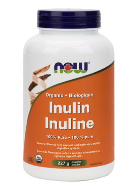 NOW Foods Pure Organic Inulin Powder - 227g