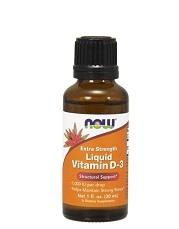NOW Foods Vitamin D-3 Extra Strength 1,000 IU/drop Liquid (30ml)