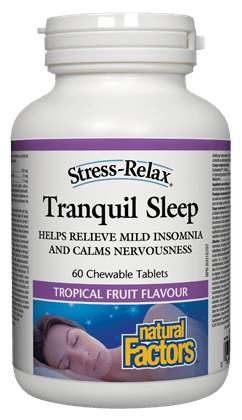 Natural Factors Stress-Relax Tranquil Sleep Tropical Fruit Flavour