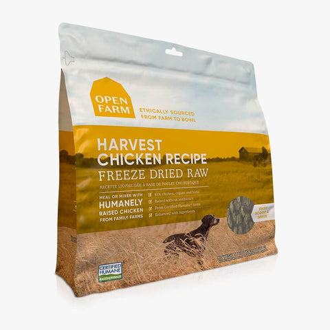 Open Farm Harvest Chicken Freeze Dried Raw Dog Food  13.5oz