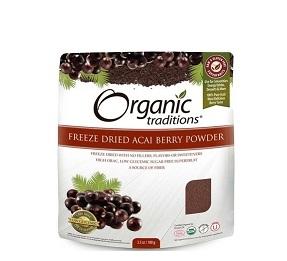 Organic Traditions Freeze Dried Acai Powder 100g
