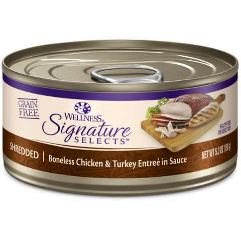 Wellness CORE® Signature Selects® Shredded Chicken & Turkey Cat Wet Food