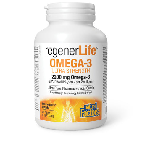 Natural Factors RegenerLife Omega-3 Ultra Strength