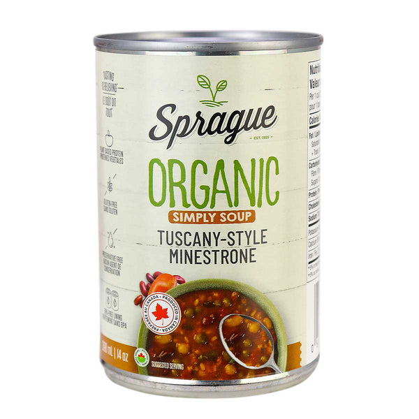 Sprague Organic Tuscany-Style Minestrone Soup (398ml)